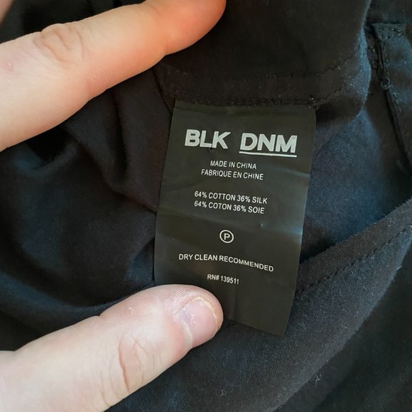 BLK DNM Oversized Sheer Tunic Shirt - Picture 5 of 5